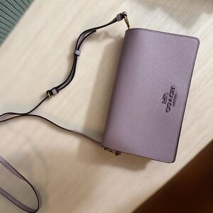 S O L D Coach Lavender Crossbody Bag